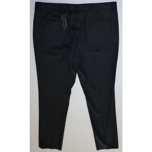 Men's Store Bloomingdale's Sz 38R Gray Wool Stretch Flannel 5-Pocket Pants $178 - Picture 2 of 8